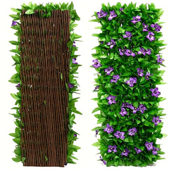 Expandable Fence Screen, Garden Fencing Use Artificial Hedge Screen Extend Garden Grid Board with , Garden Fence Screen, Fence Privacy Screen for Backyard Patio Wall Decoration