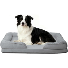 Orthopedic Dog Bed with Removable CoverFoam Pet Mattress for All-Season Comfort, Non-Slip Bottom, Fits Medium/Large/Small Dogs, Cozy Bedroom Accessory