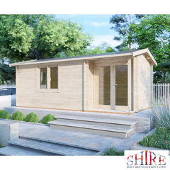 Shire Thetford 44Mm Log Cabin 20Ft X 10Ft (6 X 3M)