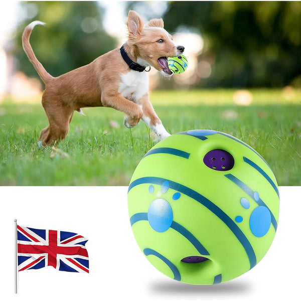 Engaging Giggle Ball Designed for Both Dogs And Cats - A Pet Puzzle Toy That Produces Distinctive Giggling Noises - Sturdy Chew Toy to Alleviate Boredom - Made from Safe Vinyl - Measures 12.95 cm, Without Battery