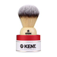 Kent Extra Large Synthetic Shaving Brush, Ivory White