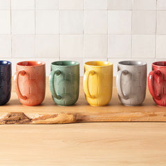 Over & Back Arch Mugs, 6 Pack