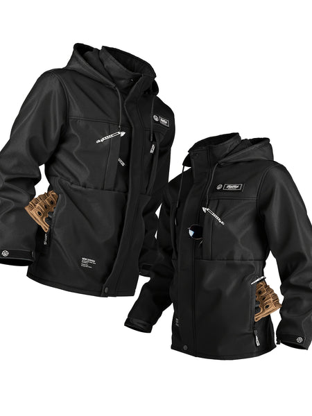 Men's -Lined Set: Jacket Outerwear, Casual, Warm, Windproof, Autumn/Winter Jacket, Composite Jacket Set for Tactical Outdoor Hiking