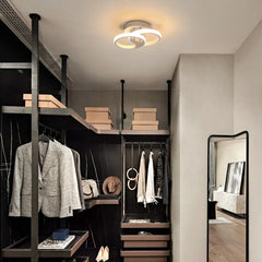 Verbrande 2-Light 25Cm LED Integrated Semi Flush Mount