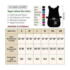 Self Tabard Apron | Aprons for Men, Women, and Ladies | Professional Cooking Aprons with 2 Pockets | Adjustable Kitchen Apron for Baking, BBQ, Grilling, Gardening, Crafting, Cleaning, Painting, Barista, Restaurant Work | Cute & Stylish Gift Apron for Mom,