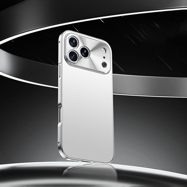 Phone Case: Magnetic Metal Phone Case for iPhone 17 Pro Max 2-in-1 Design Aluminum Alloy Frame Backplate Ultra Thin Protective Cover Comes