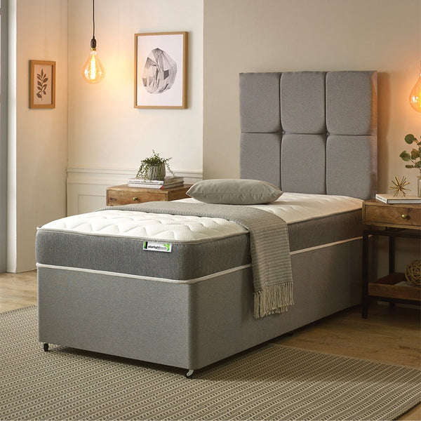 Starlight Beds Zig Zag Hybrid Memory Foam and Open Coil Spring 18CM Deep Mattress