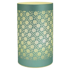 LED Table Lamps Battery Operated Cordless Desk Lights | Blue Green or Pink Flower Petal Design