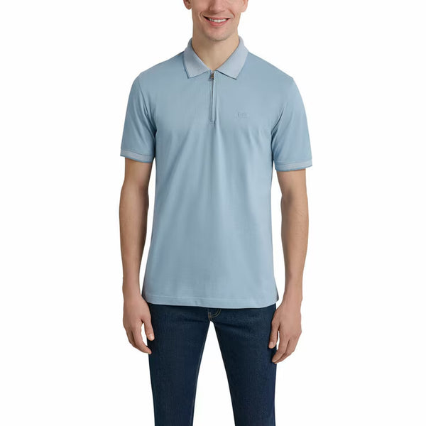 DKNY Men'S Zip Collar Polo