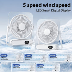 USB Powered Desktop Fan, Ultra Quiet High Speed Mini Table Fan, Suitable for Bedrooms, Offices, And Travel