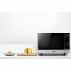 Panasonic 27 Litre 1000W Solo Microwave in Silver, NN-SF464MBPQ