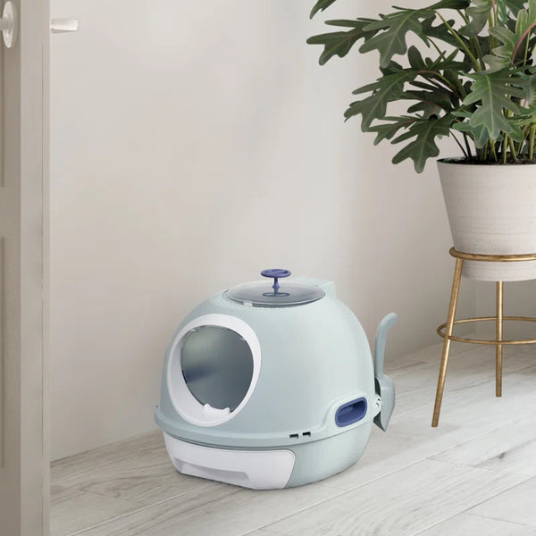 Pattie Plastic Litter Box Enclosure with Scoop