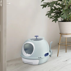 Pattie Plastic Litter Box Enclosure with Scoop