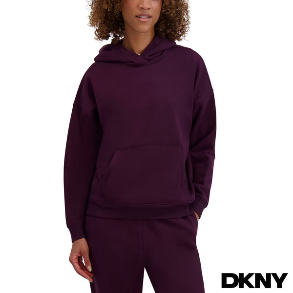 DKNY Sport Women'S Fleece Hoodie in Black