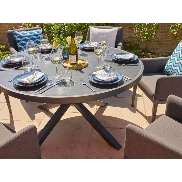 Bramblecrest St Lucia 7 Piece Upholstered Dining Set
