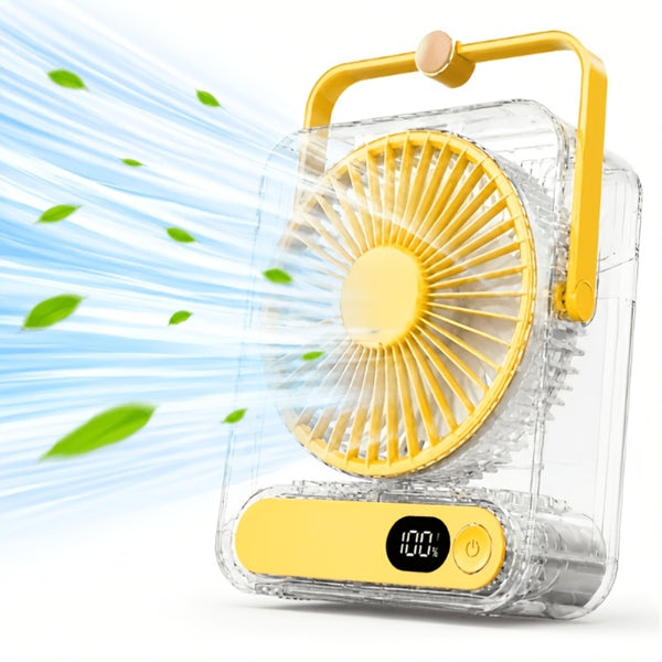 Mini USB Desk Fan with Strong Airflow, Adjustable Angle And Quiet Operation for Office, Home And Student Dorm