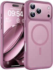 TOCOL Magnetic for Iphone 17 Pro Max Case 6.9-Inch, Compatible with Magsafe, Full Camera Protection, Built-In Magnetic Ring, Drop Protection Shockproof Translucent Matte Phone Cover