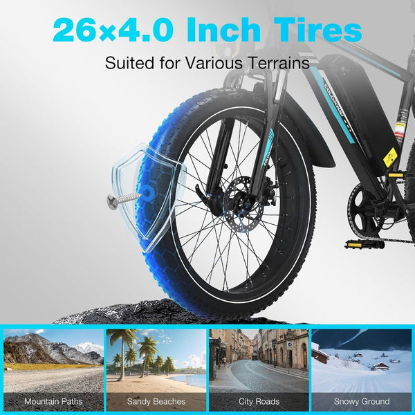 COLORWAY Electric Bike for Adults 26