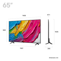 LG 65QNED80A6A 65 Inch QNED 4K Ultra HD Smart TV