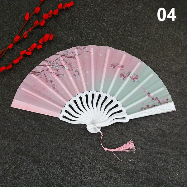 Folding Fan Hand Held Bamboo Fan Chinese Style Wedding Party Dance Fans hot