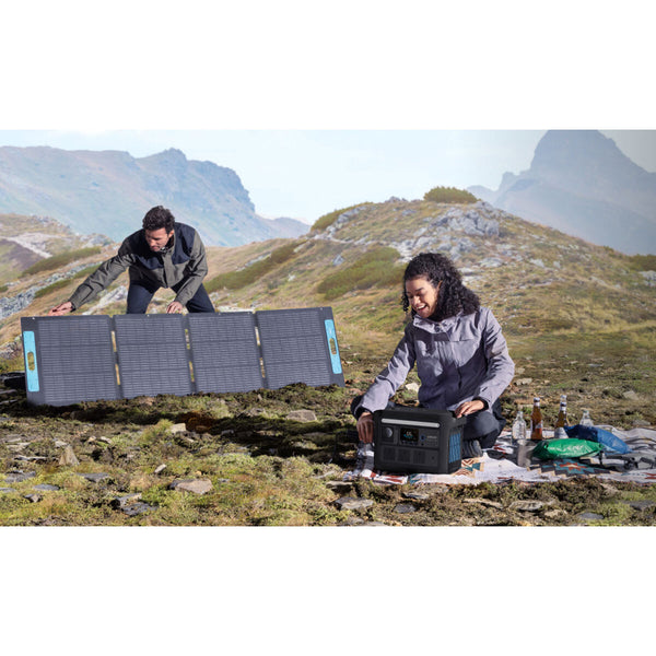 Anker Solix F1500 Portable Power Station 1536Wh & 200W Anker Solix Foldable Solar Panel