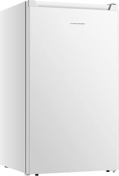 Fridgemaster MUR4545 Small Table Top 45Cm Mini Fridge - 45 L - Mechanical Control with Adjustable Thermostat - Reversible Door - 39 Db Low Noise - Broad Climate Design - White - E Rated