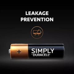 24 Pack Duracell Simply AA & AAA Alkaline Batteries Combo – 12 AA + 12 AAA Batteries Long Lasting Leak Resistant Power for Household Devices, Remotes, Toys & Electronics