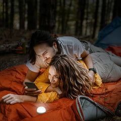 Camelion Rechargeable Camping Fan with LED Light