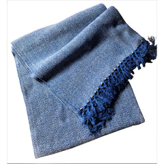 Cotton Herringbone Sofa Throw Blanket 260x260cm (perfect for KING sized bed) – Soft, Cozy & Warm Bed or Sofa Blanket, 13 Colours, Machine Washable, Hypoallergenic, Perfect Gift for Home or Travel