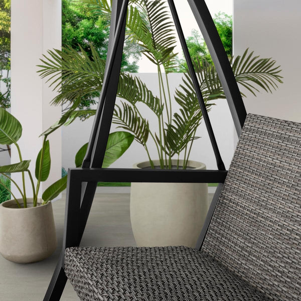 Agio Luna Woven 2 Seater Patio Swing with Canopy