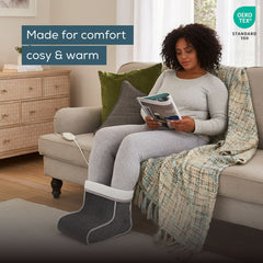 Beurer FW20 Cosy Electric Heated Foot Warmer, Grey