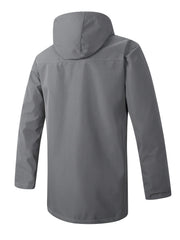 Men'S Mid-Length Trench Coat Jacket, Adjustable Hood with Drawstring, Large Pocket Design, Lightweight And Breathable, Fashionable And Versatile, Suitable for Daily Casual Wear, Dates, And Travel, Spring Fall Essential Top Coat