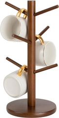 Mylifeunit Mug Holder Tree, Coffee Cup Holder with 6 Hooks (Black)