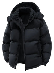 New Men'S Autumn And Winter Thick Corduroy Jacket Casual Warm Coat - Hooded Jacket, Detachable Hood, Warm And Cold-Proof Overcoat, Suitable for Daily And Formal Occasions, Easy-Care Hand Wash Design, Winter Formal Wear, Durable Material