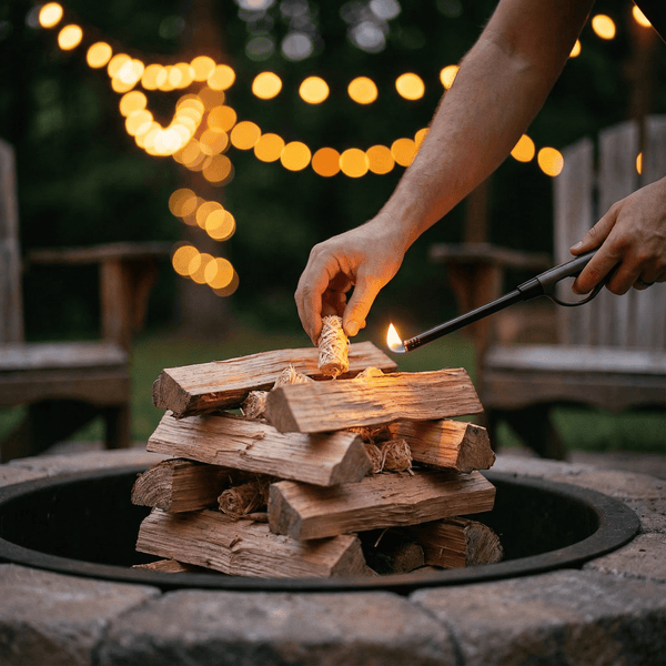200 Pack Wood Wool Firelighters for Log Burners, BBQ & Camping Quick Light Natural Fire Starters, Clean Burning