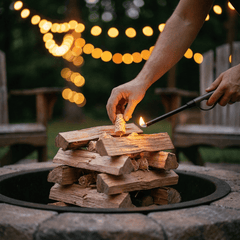 200 Pack Wood Wool Firelighters for Log Burners, BBQ & Camping Quick Light Natural Fire Starters, Clean Burning