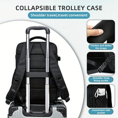 Travel Luggage Vacuum Compression Travel Backpack with Vacuum Pump Combo Set. This vacuum-sealed double-shoulder bag is ideal as luggage for men and women on short business trips, a schoolbag for students, and the top choice for travel outings