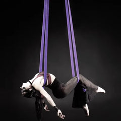 2 Meters Suspension Rope Belt Double Loop Aerial Loops Aerial Straps Ropes Aerial Acrobatics Body Loop Trap Circus Apparatuses