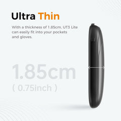 OCOOPA UT3 Lite Magnetic Hand Warmers Rechargeable 2 Pack, Electric Handwarmers Ultra Thin Light Portable for Pocket Gloves,3 Levels Heat, up to 8 Hrs, UL Certified,Idea Tech Gifts for Men, Women