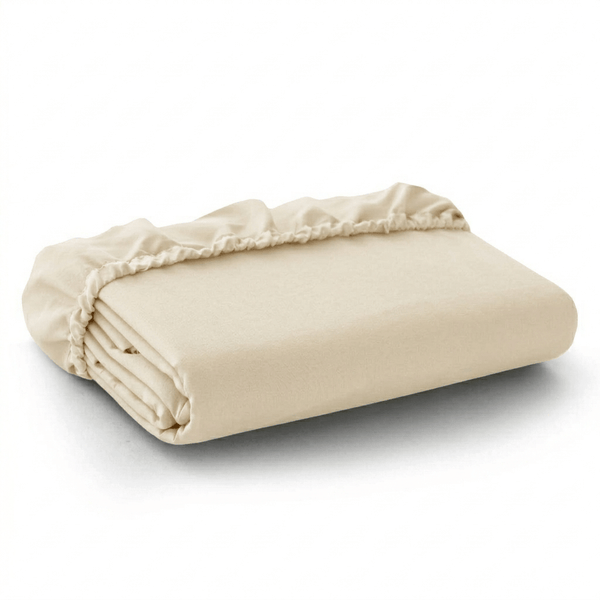 TEXTILE XPERT -25cm Deep Fitted Bed Sheet – Designed for Secure Mattress Coverage, Smooth Finish Look, Durable Build with Easy Care Features