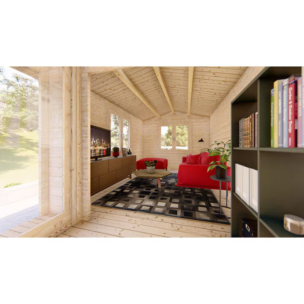 Shire Thetford 44Mm Log Cabin 20Ft X 10Ft (6 X 3M)