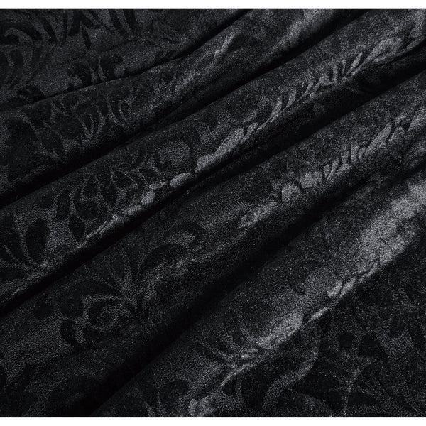 3 Piece Velvet Quilted Bedspread Set Jacquard Damask Bed Cover with Pillow Shams | Luxury Soft Polyester Bedspread for Double King Super King Beds | Modern Elegant Bedroom Bedding Set