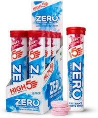 HIGH5 ZERO Electrolyte Tablet - Hydration Tablets Enhanced with Vitamin C - 0 Calories & Sugar Free - Boost Hydration, Performance & Wellness - Berry, 20 Tablets
