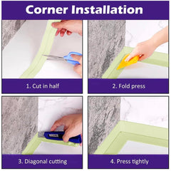 2 Rolls White Bath Sealant Strip Caulk Strip Sealant Tape Water Resistant, Bathroom, Bathtub, Toilet, Wall Floor & Sink.