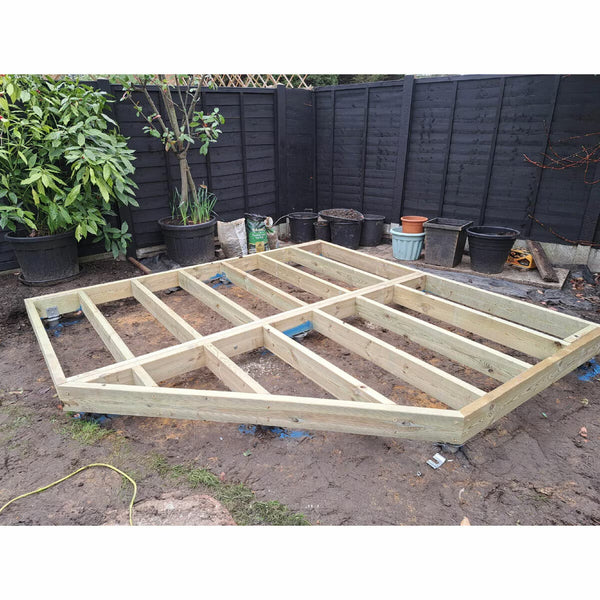 Gorilla Base Pro E Installation for Shire Rydal 44Mm Log Cabin 17 X 10Ft (5.1 X 3M)