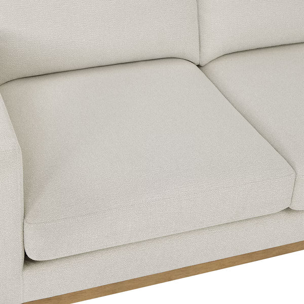 Henredon Murphy Cream Fabric Corner Sofa with Reversible Chaise