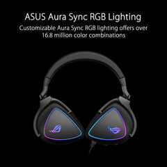 Asus ROG Delta S Wired RGB Gaming Headset with AI Noise Cancelling Mic, 90YH02K0-B2UA00