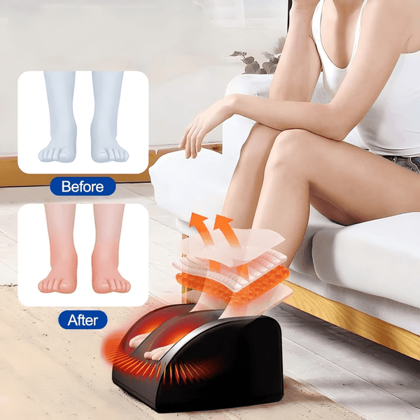 Leg Massager Black, an Entirely Automated Foot Massage Device Designed for Muscle Relaxation,Massager with Deep Kneading Function,Relaxing- Ideal for Family Leisure, Calves, Feet, Legs, And Hands Perfect Gift Ideal Gift for Home Use, Perfect for Parents,