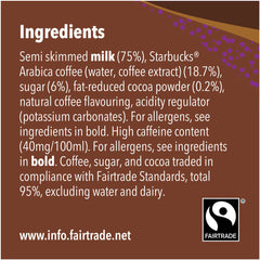 Starbucks Frappuccino Mocha, 8 X 250Ml