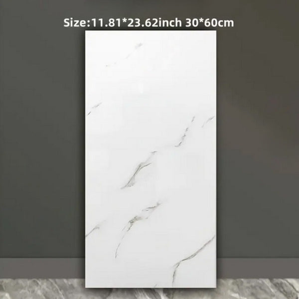20/24/40pcs Waterproof Self-Adhesive Marble Wall Tile Stickers - Peel & Stick PVC/PE Foam Tiles with Contemporary Straight Puzzle Pattern, Washable & Removable for Bathroom, Kitchen, Living Room Home Decor, Vinyl Stickers Waterproof, Bathroom Renovations,